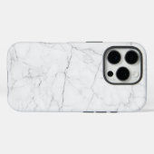 エレガントな白大理石 Case-Mate iPhoneケース (裏面 (横))
