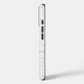 エレガントな白大理石 Case-Mate iPhoneケース (裏面 / 左)