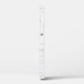 エレガントな白大理石 Case-Mate iPhoneケース (裏面 / 左)