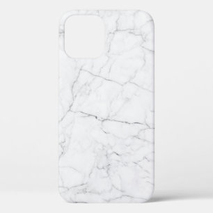 エレガントな白大理石 iPhone 12ケース