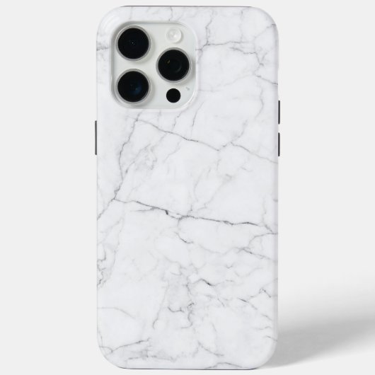 エレガントな白大理石 Case-Mate iPhoneケース (裏面)