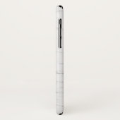 エレガントな白大理石 Case-Mate iPhoneケース (裏面/左)