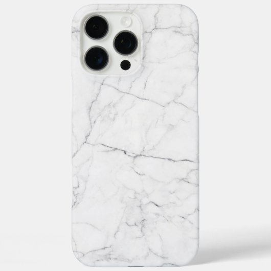 エレガントな白大理石 Case-Mate iPhoneケース (裏面)