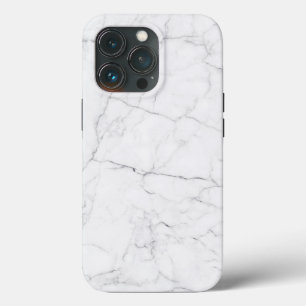 エレガントな白大理石 iPhone 13 PROケース