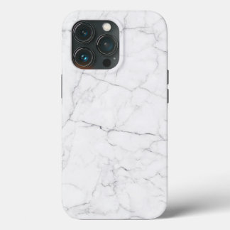 エレガントな白大理石 iPhone 13 PROケース