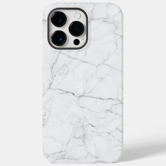 エレガントな白大理石 Case-Mate iPhoneケース (裏面)