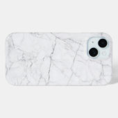 エレガントな白大理石 Case-Mate iPhoneケース (裏面 (横))