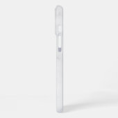 エレガントな白大理石 iPhoneケース (左側面)