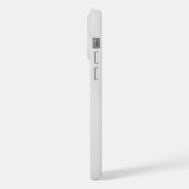 エレガントな白大理石 iPhoneケース (左側面)