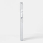 エレガントな白大理石 iPhoneケース (左側面)