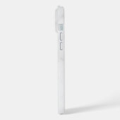 エレガントな白大理石 iPhoneケース (左側面)