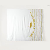 エレガントな白金卒業 タペストリー (正面(横))