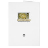 エレガントな白黒ウエディングケーキ (裏面)