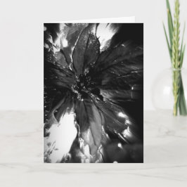 エレガントな白黒クリスマスカード シーズンカード