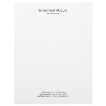 エレガントな白黒シンプルなテンプレートのモダン