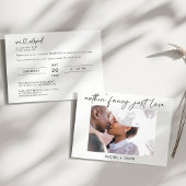 エレガントな私たちの秘密の結婚発表招待状 招待状