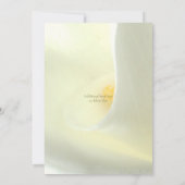 エレガントな私たちの結婚式 フローラルエロープメント 招待状 (裏面)