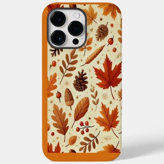 エレガントな秋のデザイン Case-Mate iPhoneケース (裏面)