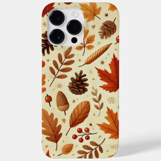 エレガントな秋のデザイン Case-Mate iPhoneケース (裏面)
