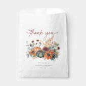 エレガントな秋のブライダルシャワー フェイバーバッグ (正面)