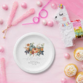 エレガントな秋のブライダルシャワー ペーパープレート (パーティー)