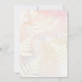 エレガントな秋のポンプキン ブライダルシャワー招待状 招待状 (裏面)