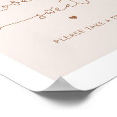 エレガントな秋の愛は甘いおやつを取って ポスター (角)