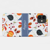 エレガントな秋の植物の葉 Case-Mate iPhoneケース (裏面(横))