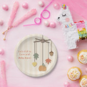 エレガントな秋の秋のベビーシャワーの供給 ペーパープレート (パーティー)