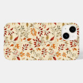 エレガントな秋の花柄 Case-Mate iPhoneケース (裏面 (横))