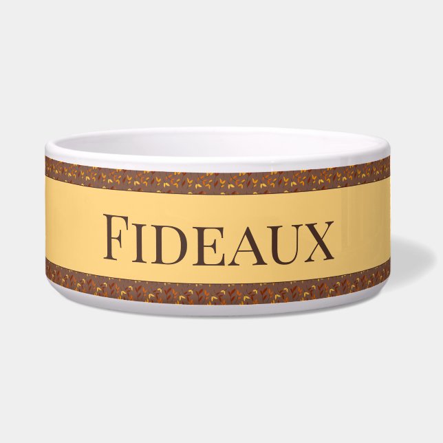 エレガントな秋の葉 ボウル (正面)