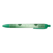 エレガントな第55結婚記念日 黒ボールペン (ボトム)