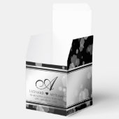 エレガントな第70プラチナ結婚記念日 フェイバーボックス (オープン)