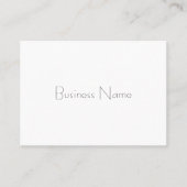 エレガントな粋な最小主義のテンプレートのプロフェッショナル 名刺 (正面)