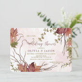 エレガントな紅葉の招待状 招待状 (スタンド正面)