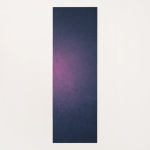 エレガントな紫と金のヨガ瞑想ポーズオームシンボル ヨガマット (裏面)