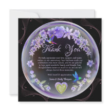 エレガントな紫の花の結婚記念日カップル