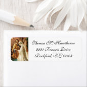 エレガントな結婚の誓い 聖母マリアと聖ヨセフ ラベル (インサイチュ)