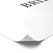 エレガントな結婚前お披露目会のウェルカムポスター, ウェルカムサイン ポスター (角)