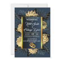 エレガントな結婚式とバラとリングや輪