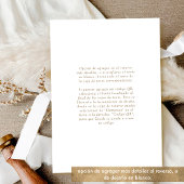 エレガントな結婚式と金ゴールドモノグラムスペインの, in 招待状