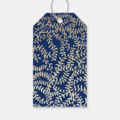 エレガントな結婚式のウェルカムメッセージ ギフトタグ (裏面)