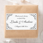 エレガントな結婚式のパーティー好意のウォーターボトルラベル ラベル (インサイチュ)