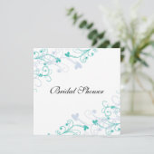 エレガントな結婚式のブライダルシャワー招待状 招待状 (スタンド正面)