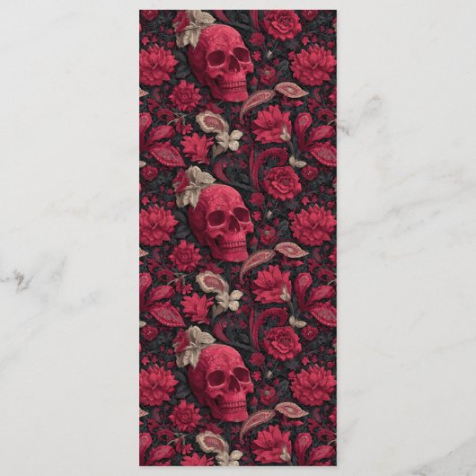 エレガントな結婚式のメニュー設計 メニュー (裏面)