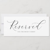 エレガントな結婚式の予約つるサインオン椅子 (裏面)