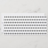 エレガントな結婚式の予約座席カードテーブルの看板 (裏面)