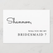 エレガントな結婚式の仲人にお願いするカード 招待状 (正面)