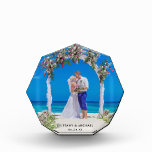 エレガントな結婚式の写真の花嫁の新郎の写真のブロック フォトブロック<br><div class="desc">結婚式の新郎新婦の写真のブロック</div>