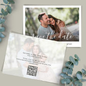 エレガントな結婚式の写真日付を保存 セーブザデート